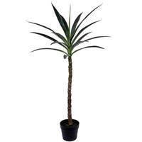 Vickerman 44" Artificial Green Potted Yucca Tree