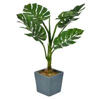 Vickerman 36" Artificial Green Potted Split Philodendron