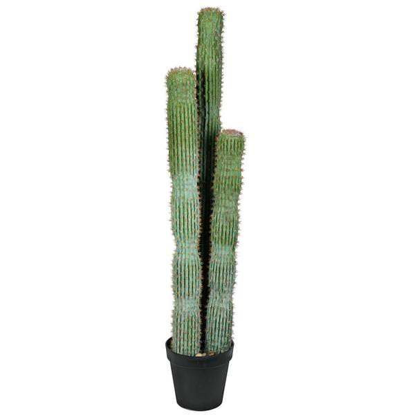 54" Artificial Green Potted Cactus