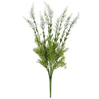 Vickerman 20" Artificial White Lavender Bush (3 pack)