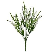 View 13" Artificial Cream Blazing Star Bush (3 pack)