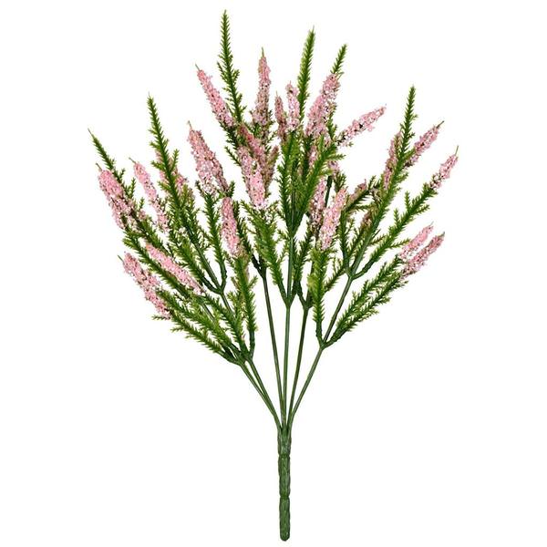 13" Artificial Pink Blazing Star Bush (3 pack)