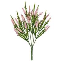 Vickerman 13" Artificial Pink Blazing Star Bush (3 pack)