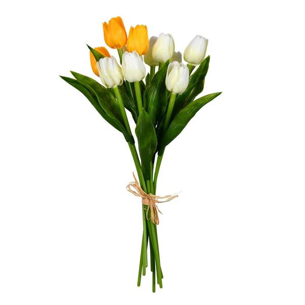14" Artificial Cream Tulip Bundle (2 pack)