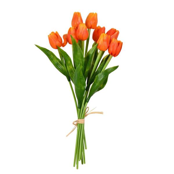 14" Artificial Orange Tulip Bundle (2 pack)