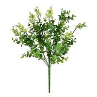 Vickerman 14.5" Artificial Light Green Money Leaf Bush (2 pack)