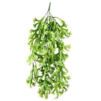 Vickerman 30" Artificial Green Staghorn Fern Hanging Bush