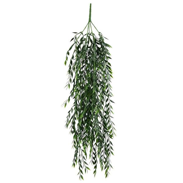 30" Artificial Green Salix Leaf (2 pack)