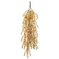 Vickerman 30" Artificial Brown Salix Leaf (2 pack)