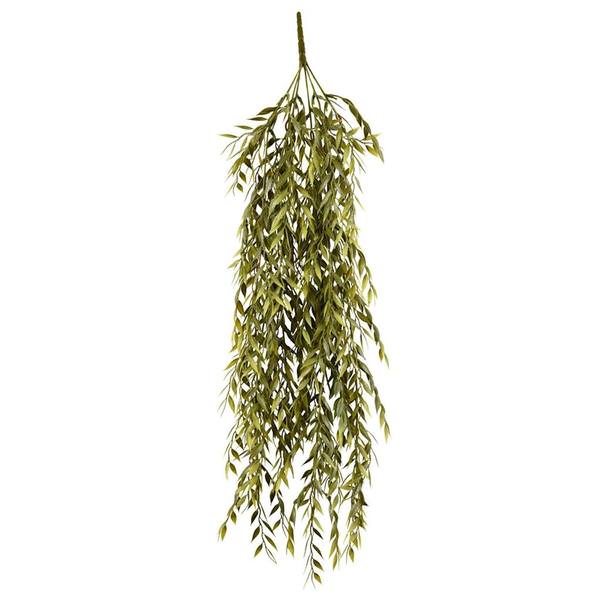 30" Artificial Light Green Salix Leaf (2 pack)