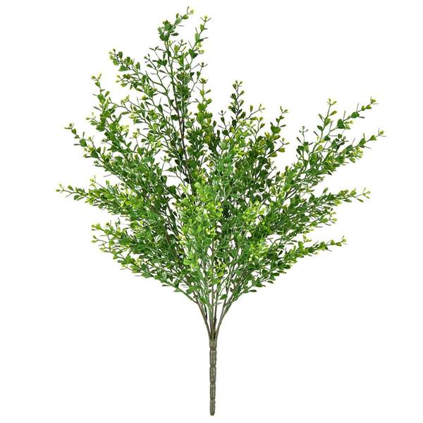 22.5" Artificial Green Boxwood Bush
