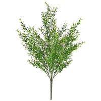 Vickerman 22" Artificial Mini Purple Flowers Boxwood Bush