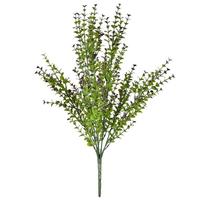 View 20" Artificial Green / Purple Eucalyptus Bush