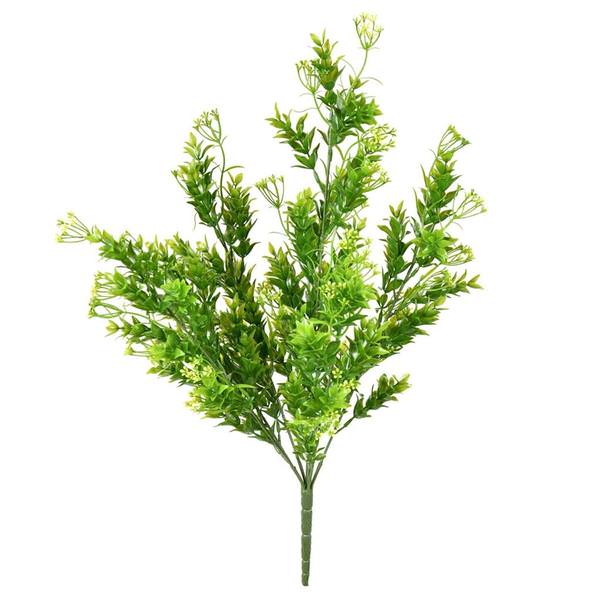 20" Artificial Green Spirea Bush
