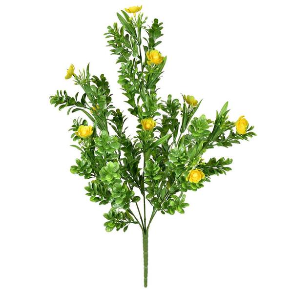 19.5" Artificial Yellow Small Rambling Bush