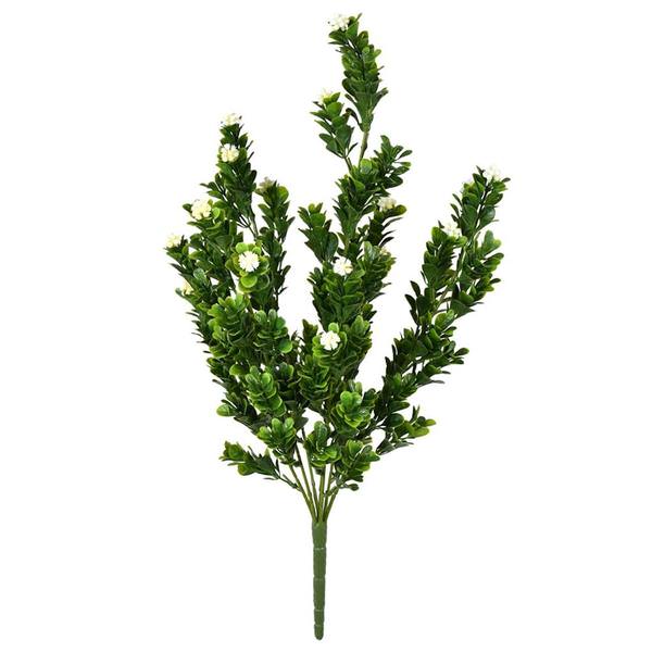 19" Artificial White Small Rambling Bush