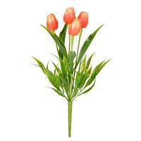 Vickerman 17" Artificial Orange Tulip Bush (2 pack)