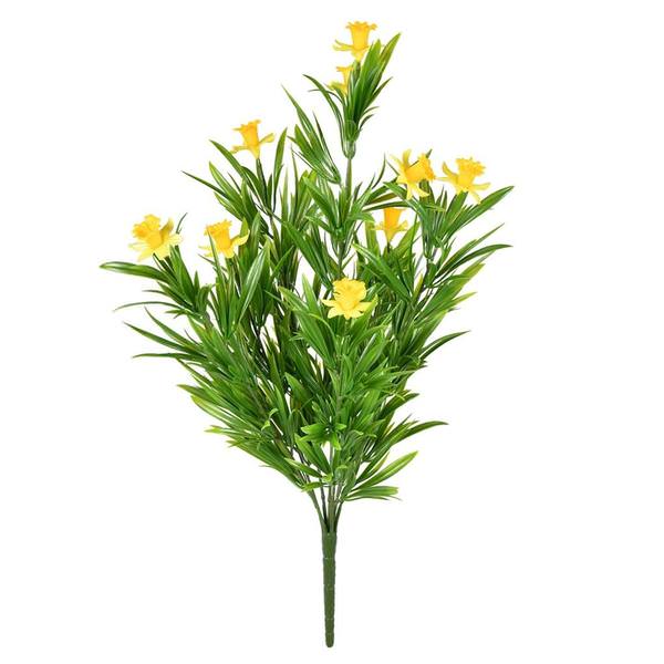 19.5" Artificial Mini Daffodil Bush