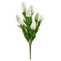 Vickerman 16" Artificial White Blazing Star Bush