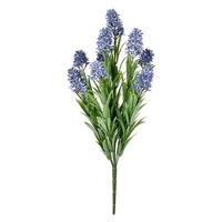 Vickerman 16" Artificial Blue Blazing Star Bush