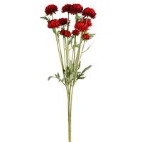 Vickerman 27" Artificial Red Daisy Spray (4 pack)