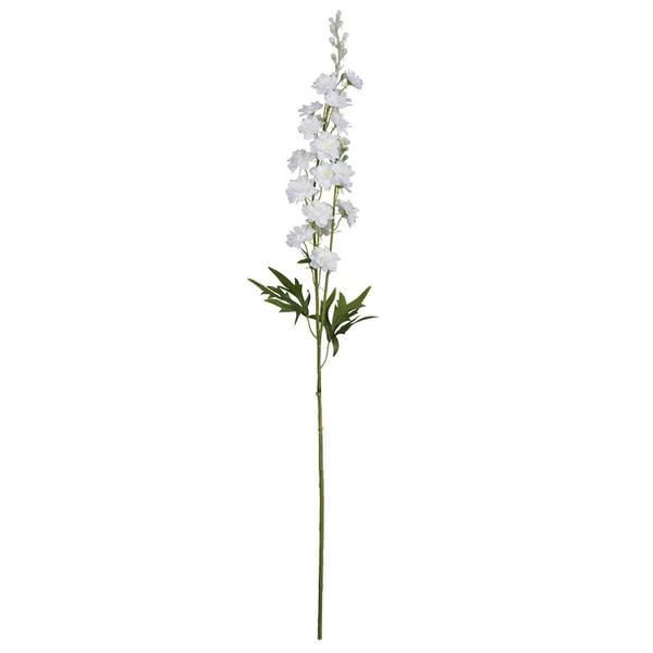 33.5" Artificial White Wild Lupine (3 pack)