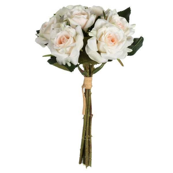 10" Artificial Cream Rose Bundle (3 pack)