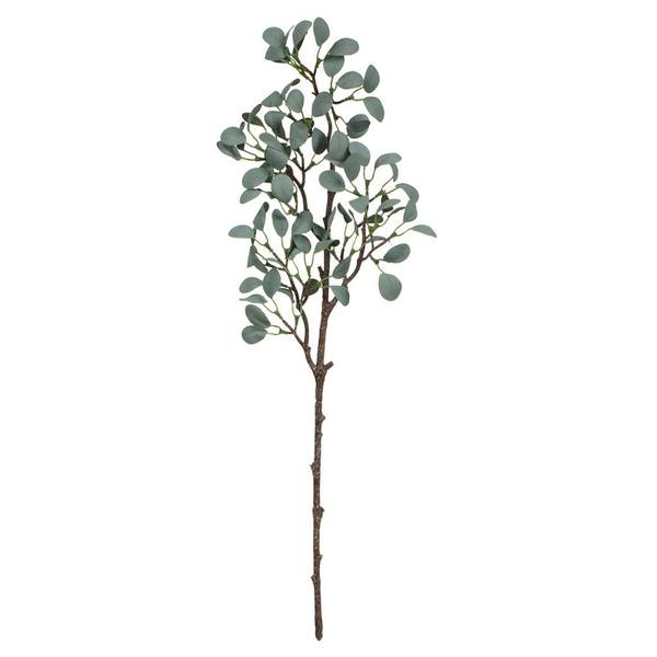 22" Artificial Gray / Green Eucalyptus Branch (3 pack)