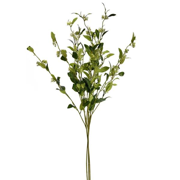 40" Artificial Green Baby's Breath Spray (3 pack)
