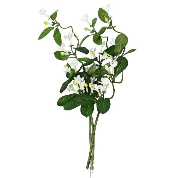 25" Artificial White Stephanotis Vine Spray (6 pack)