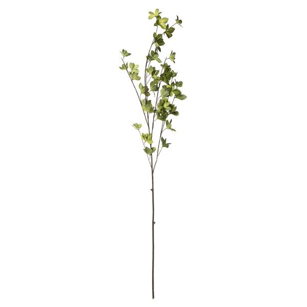 46" Artificial Green Castor Bean Leaf Spray (3 pack)