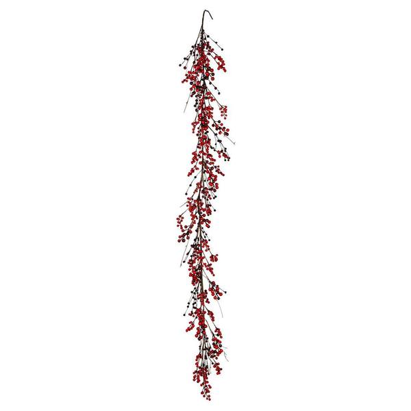 6' Artificial Red Berry Garland