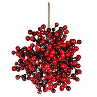 Vickerman 8" Red Snow Berry Ball