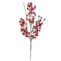 Vickerman 18" Red Snow Berry Outdoor Pick (3 pack)