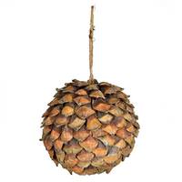 Vickerman 6.5" Chip Pine Cone Ball Ornament