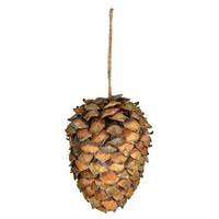Vickerman 8" Chip Pine Cone Drop Ornament (2 pack)