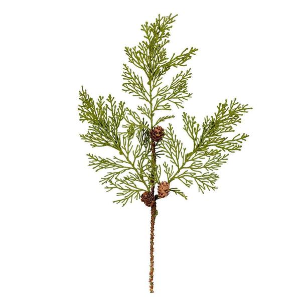 30" Artificial Cedar Pinecone Spray (3 pack)