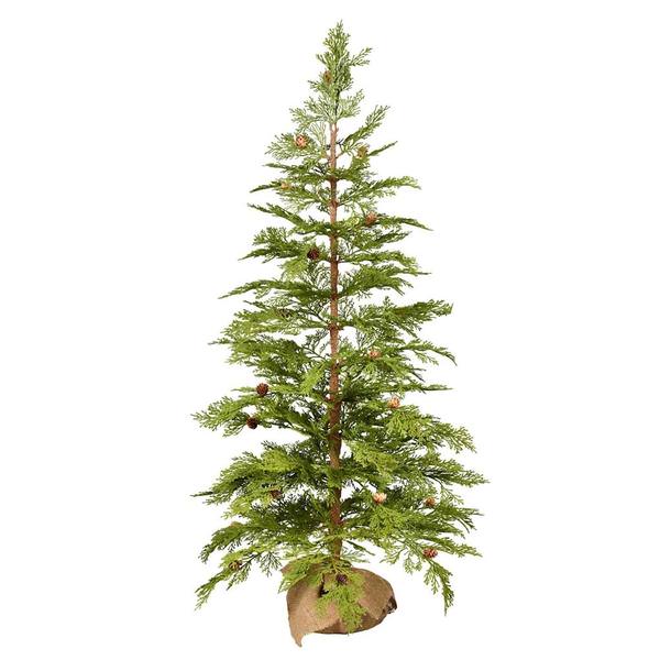 4' Artificial Cedar Pinecone Tree