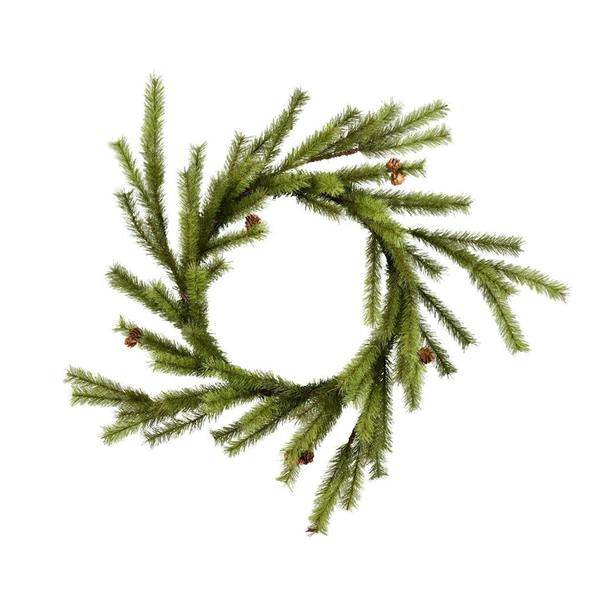 24" Artificial Vernon Pine Wreath