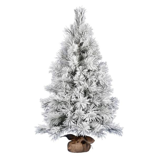 4' Artificial Frosted Beckett Pine Tree