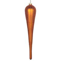 Vickerman 15.75" Copper Glitter Drop Ornament (2 pack)