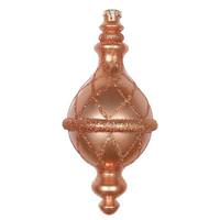 Vickerman 10" Rose Gold Candy Glitter Net Drop Ornament