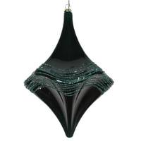 Vickerman 8" Sea Blue Candy Glitter Drop Ornament