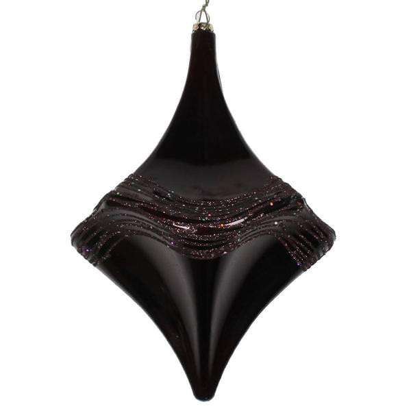 8'' Chocolate Candy Glitter Drop Ornament