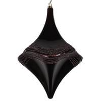 Vickerman 8'' Chocolate Candy Glitter Drop Ornament