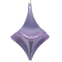 Vickerman 8" Lavender Candy Glitter Drop Ornament