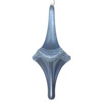 Vickerman 12" Periwinkle Candy Glitter Drop Ornament
