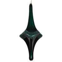 Vickerman 12" Sea Blue Candy Glitter Drop Ornament