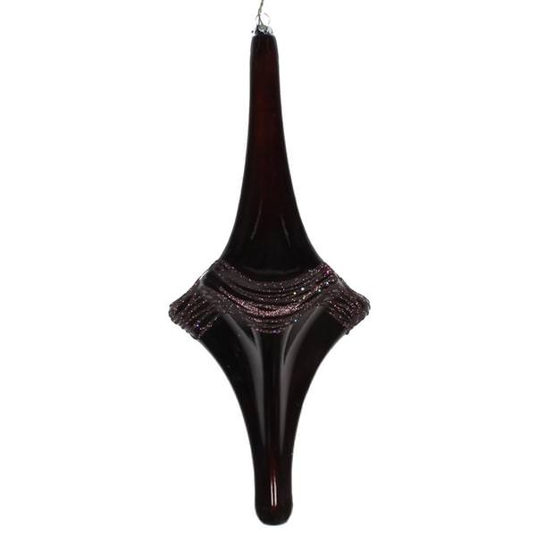 12'' Chocolate Candy Glitter Drop Ornament