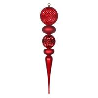 Vickerman 26" Red Durian Candy Matte Finial Ornament